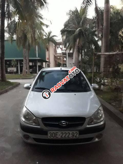 Bán Hyundai Getz đời 2009, màu bạc-5