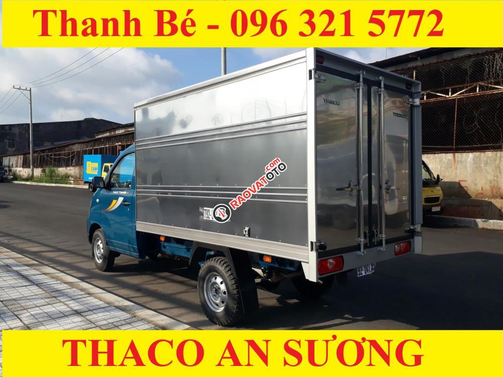 Bán Thaco Towner 990 thùng kín tải trọng 990kg, đời 2017, hỗ trợ trả góp 75%, chỉ từ 80 triệu-1