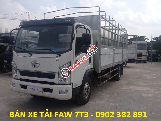 Công ty bán xe tải Faw 7t3 - 7,3 tấn, động cơ Hyundai, thùng dài 6m2, có bán trả góp, giá rẻ, giao xe ngay-1