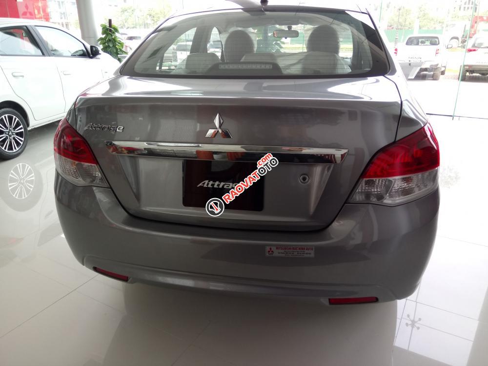 Bán xe Mitsubishi Attrage CVT màu xám, giá cực tốt, LH ngay 0919120195-2