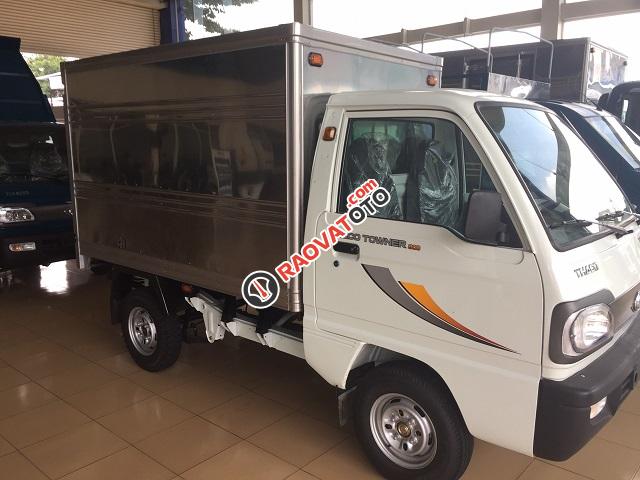 Bán xe tải nhẹ máy xăng Suzuki Thaco Towner 990kg vào thành phố HCM, Long An-1