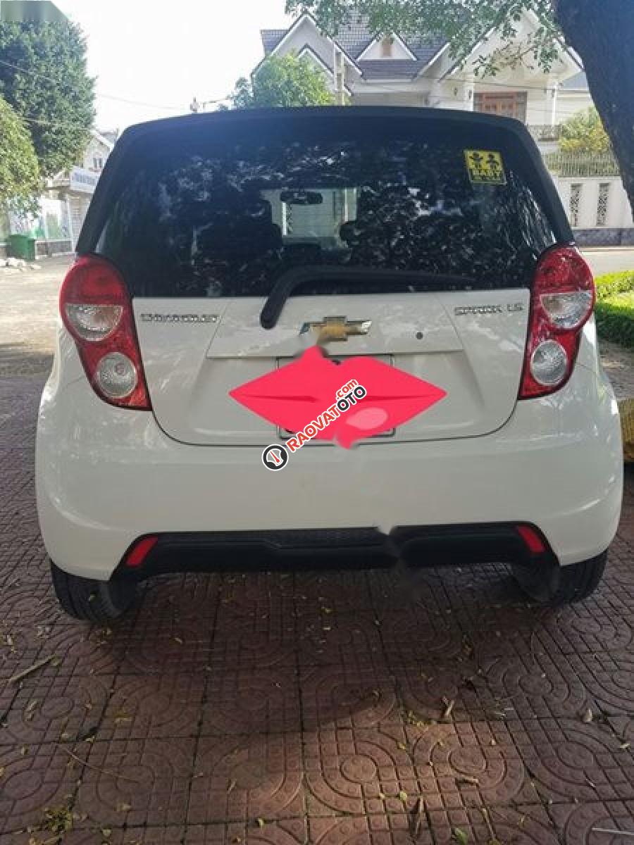 Bán Chevrolet Spark Dou Van 1.2 MT đời 2016, màu trắng -2