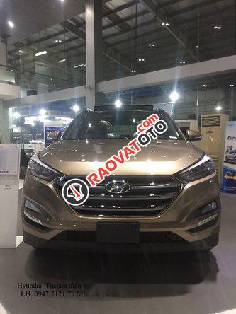 Bán xe Hyundai Tucson đời 2017, màu nâu-2