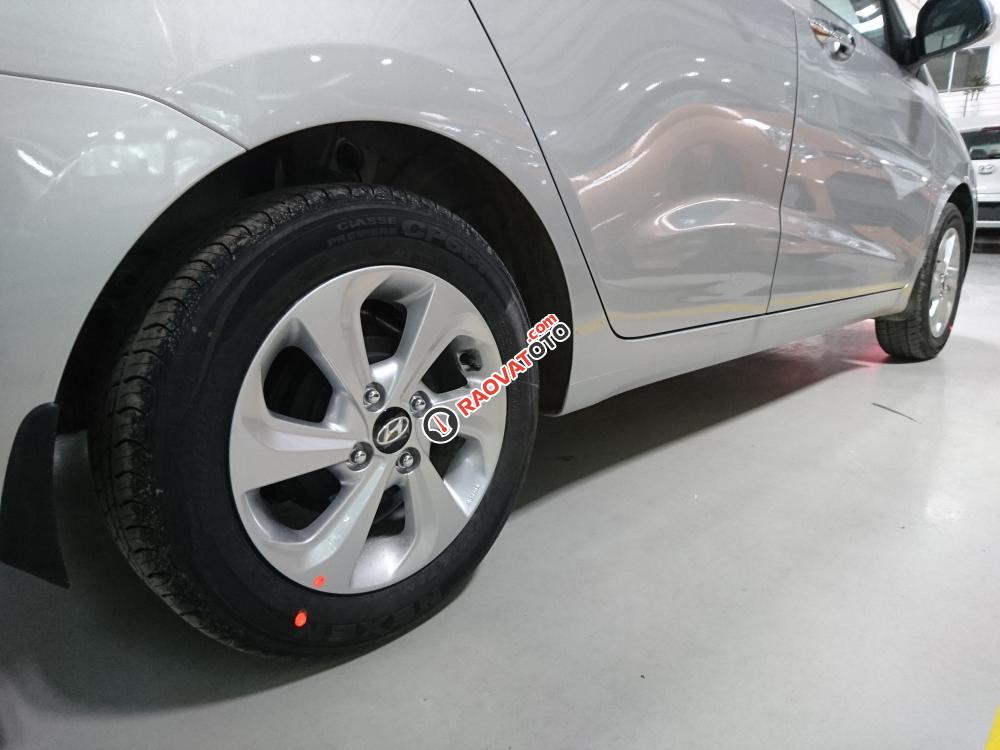 Bán xe Hyundai Grand i10 1.2MT Sedan lắp ráp đời 2018, màu bạc, bản Full option, hỗ trợ trả góp 80%- LH: 0904675566-12