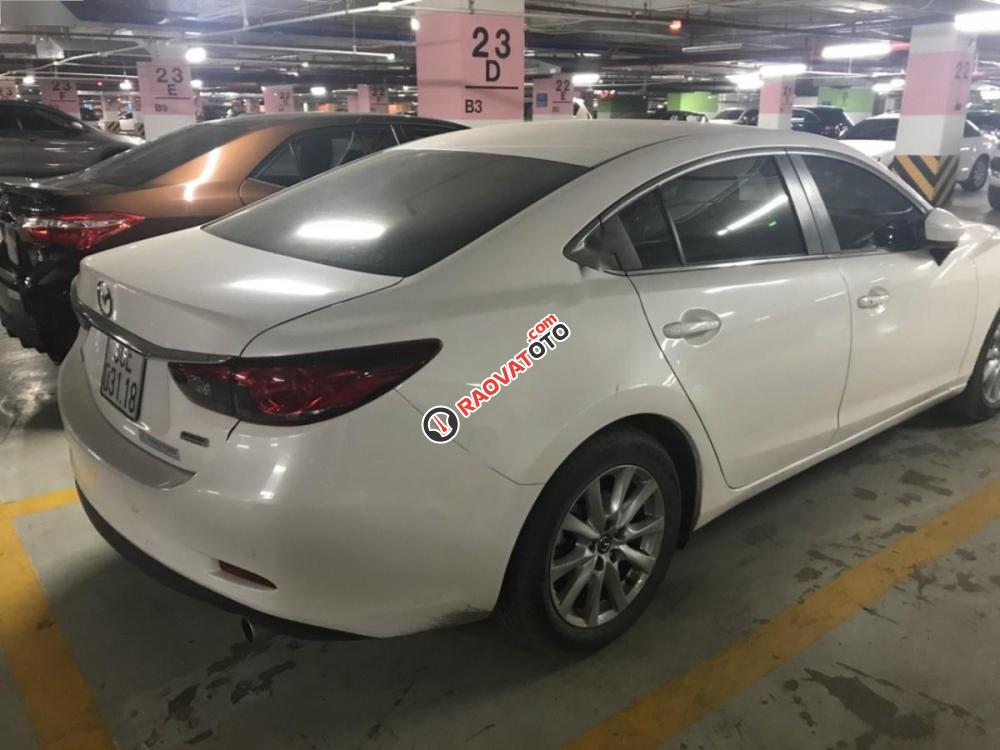 Bán Mazda 6 2.0 AT đời 2016, màu trắng còn mới, giá 790tr-0