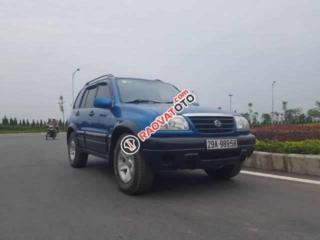 Bán Suzuki Grand vitara đời 2003, màu xanh lam, xe nhập số tự động giá cạnh tranh-0