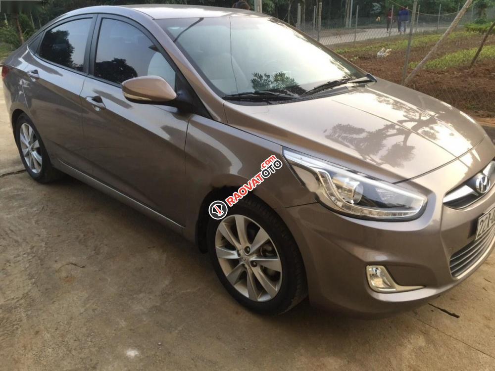 Cần bán Hyundai Accent Blue năm 2014, màu nâu, nhập khẩu nguyên chiếc số sàn-8