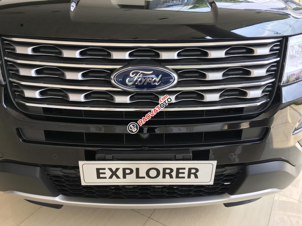 Bán Ford Explorer 2.3L Ecoboost Limited 2017, màu đen, trả góp 90% giao xe ngay-4