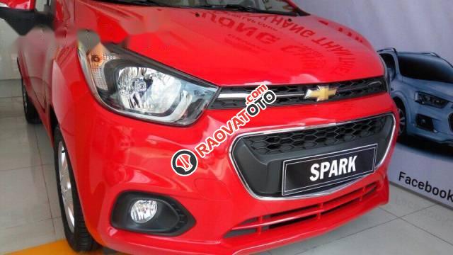 Bán xe Chevrolet Spark LS đời 2017, màu đỏ -2