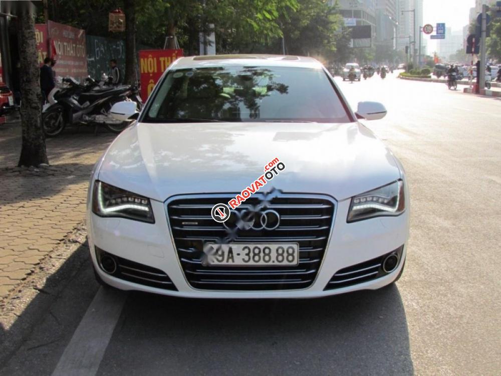 Bán Audi A8 L 4.2 đời 2011, màu trắng, nhập khẩu nguyên chiếc chính chủ-9