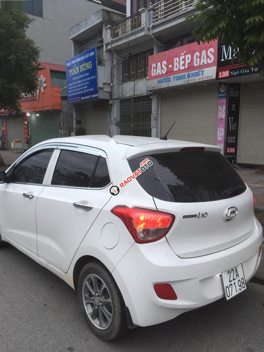 Cần bán Hyundai Grand i10 năm 2014, màu trắng, nhập khẩu nguyên chiếc-0