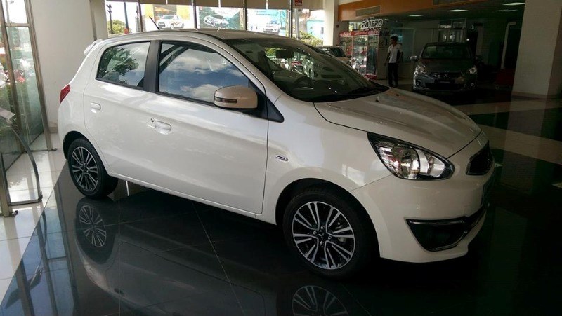 Bán Mitsubishi Mirage năm 2017, màu trắng, nhập khẩu chính hãng-1