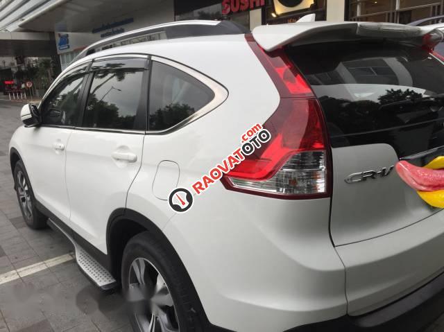 Bán Honda CR V đời 2014, màu trắng-0