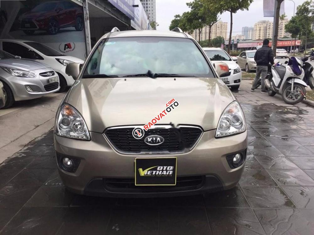 Bán Kia Carens EX 2.0MT đời 2014, màu vàng-2