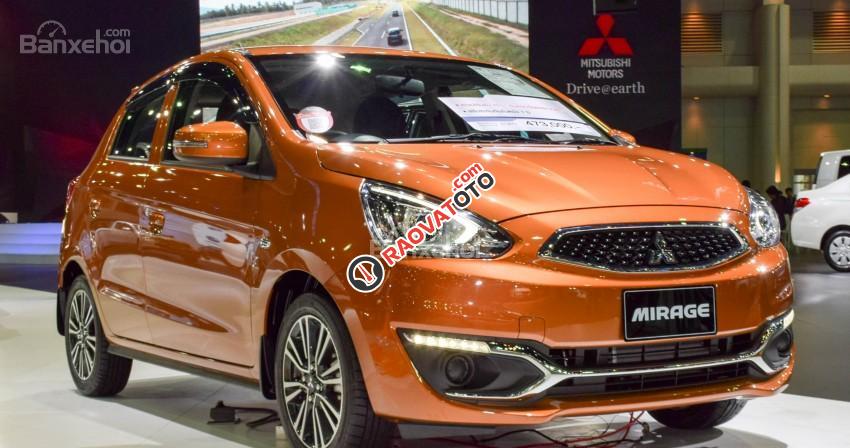 Cần bán xe Mitsubishi Mirage đời 2017, màu vàng, nhập khẩu nguyên chiếc-1