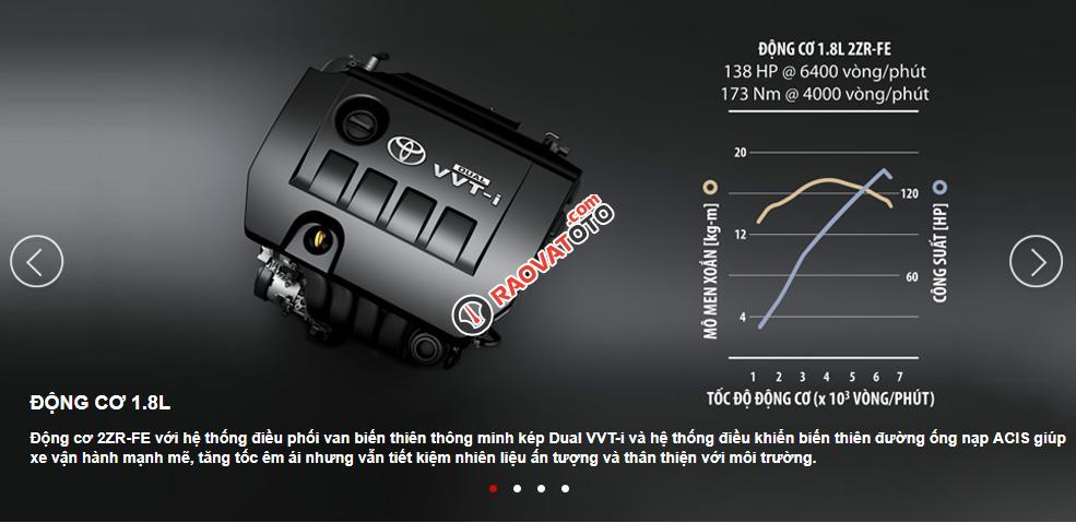 Toyota Altis 1.8G CVT, màu nâu - Xe giao ngay, hỗ trợ lấy xe trả góp - Đại lý Toyota Mỹ Đình/ hotline: 0973.306.136-7