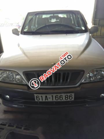 Bán ô tô Ssangyong Musso đời 2001 xe gia đình  -0