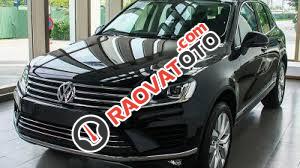 Xe gầm cao SUV nhập Đức Volkswagen Touareg GP 3.6l, màu đen. Thu Hương: 0902.608.293-0