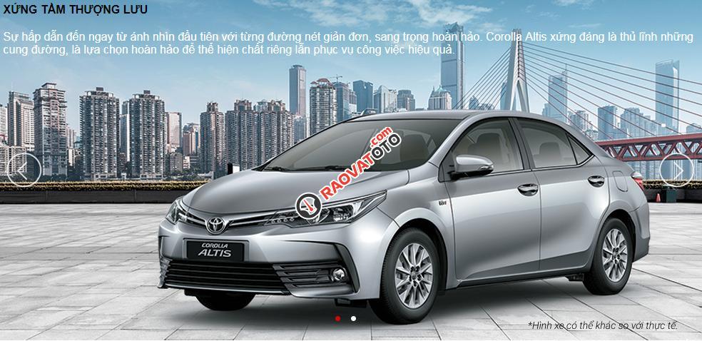 Toyota Altis 1.8G AT bạc model 2018 - Tuần lễ bán hàng không lợi nhuận - Đại Lý Toyota Mỹ Đình/ Hotiline: 0973.306.136-20