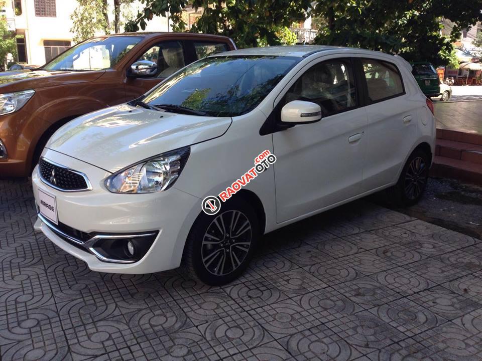 Bán Mitsubishi Mirage CVT 2018, nhập Thái Nguyên chiếc, khuyến mãi tốt, trả góp, giao ngay, giá 435tr - LH 0911.373.343-0