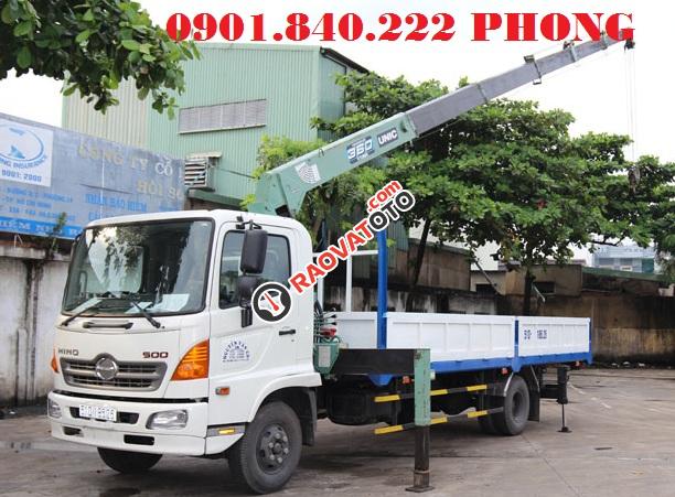 Bán xe Hino 6 tấn FC9JLSW gắn cẩu Unic 6T tại TPHCM. Hỗ trợ vay 90%-0