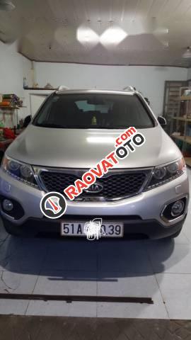 Bán Kia Sorento AT đời 2013, màu bạc chính chủ, 650tr-0