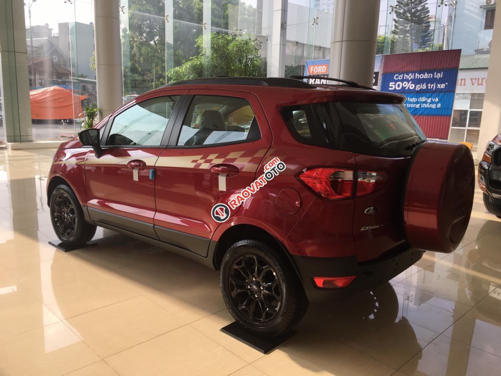 Bán Ford Ecosport SVP Titanium màu đỏ sản xuất 2017, giao xe ngay & Hỗ trợ trả góp-2