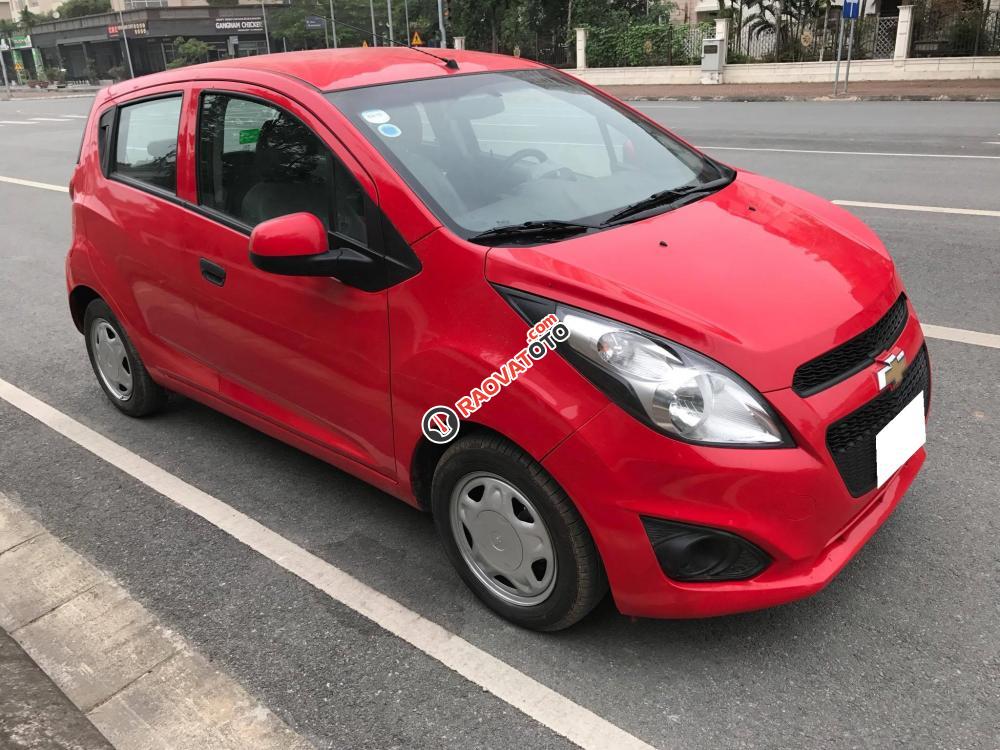 Bán ô tô Chevrolet Spark 1.2LS MT  model 2017, màu đỏ, giá tốt-1