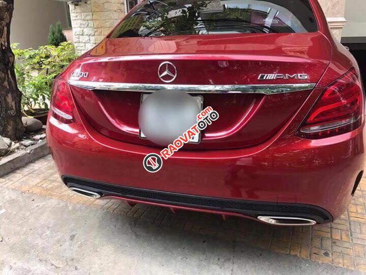 Bán xe Mercedes C300 2016, màu đỏ, nhập khẩu-1