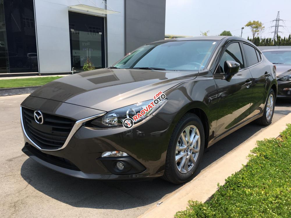 Bán xe Mazda 3 1.5L đời 2017, màu nâu, 649 triệu-1