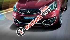 Bán Mitsubishi Mirage sản xuất 2017, màu đỏ, xe nhập, liên hệ: Võ Như Hòa 0917478445-1