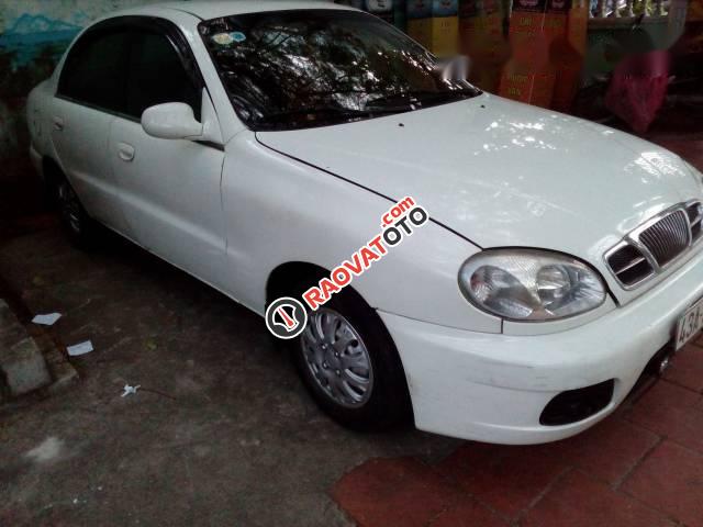 Cần bán lại xe Daewoo Lanos đời 2000, màu trắng, giá chỉ 89 triệu-1