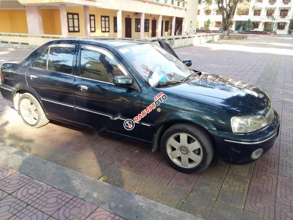 Cần bán gấp Ford Laser đời 2003, màu xanh lam, 195tr-0