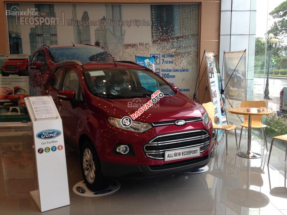 Bán xe Ford EcoSport Titanium sản xuất 2017, màu đỏ-0