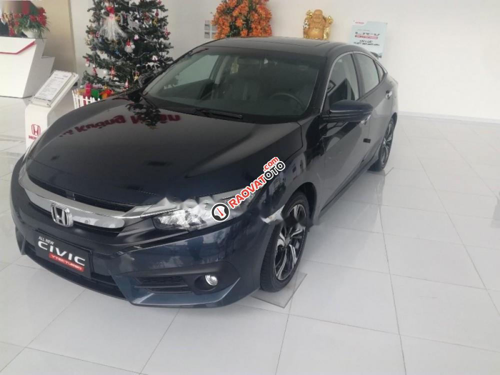 Bán Honda Civic 1.5L Vtec Turbo đời 2017, màu xanh lam, xe nhập, 898tr-1