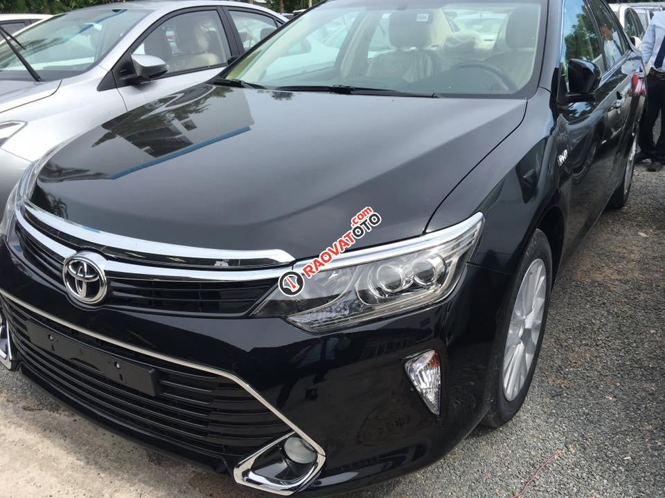 Bán Toyota Camry E SX 2017, màu đen, giá chỉ 997 triệu-0