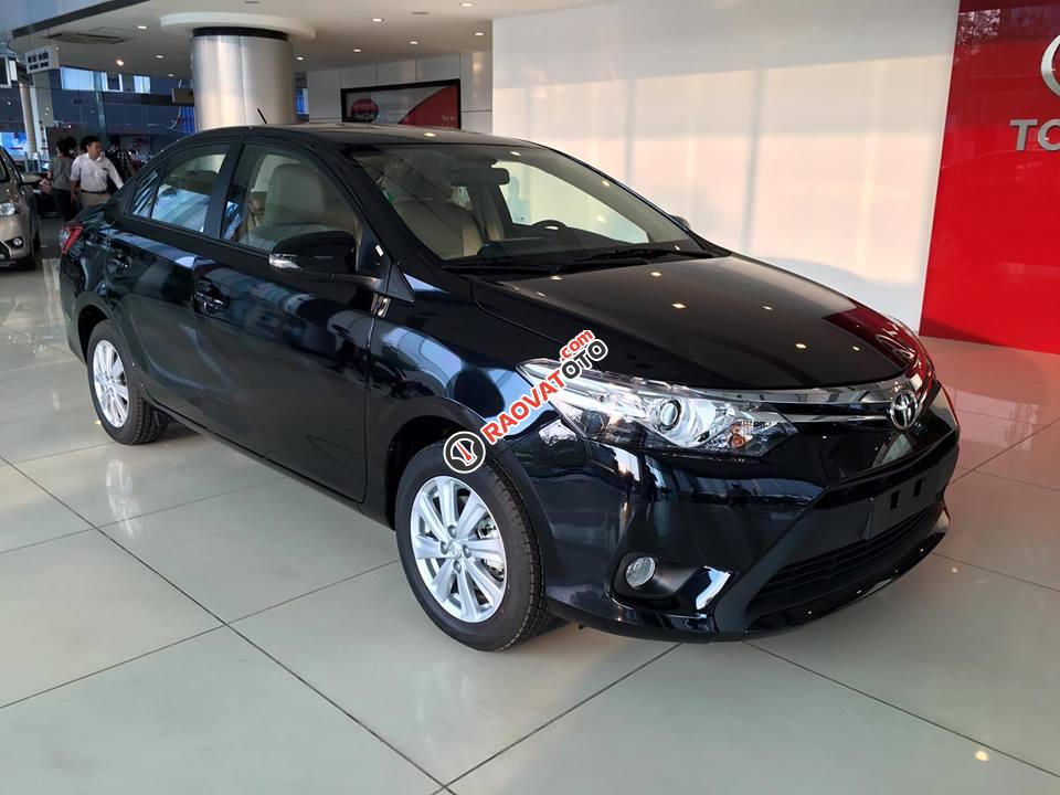 Bán Toyota Vios 1.5G (CVT) đời 2018, màu đen, hỗ trợ 80% giá trị xe, LH ngay 0911404101-0