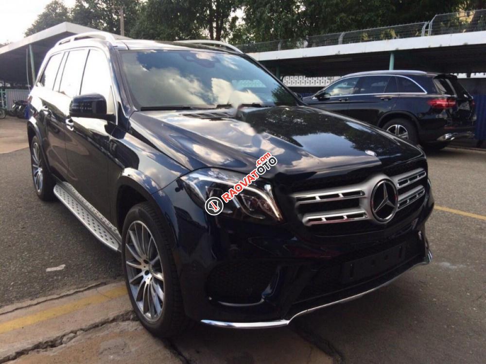 Bán ô tô Mercedes GLS 500 4Matic đời 2016, màu xanh lam, nhập khẩu nguyên chiếc-0