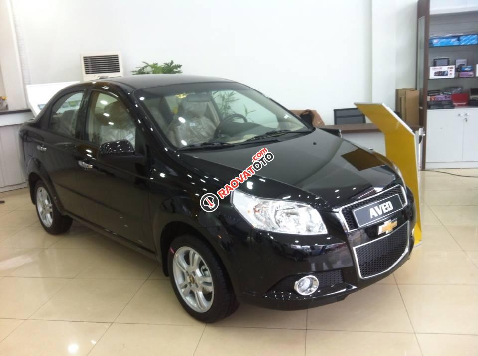 Chevrolet Aveo LT màu đen, mua xe trả góp, lãi suất ưu đãi- LH: 090.102.7.102 Huyền Chevrolet-0