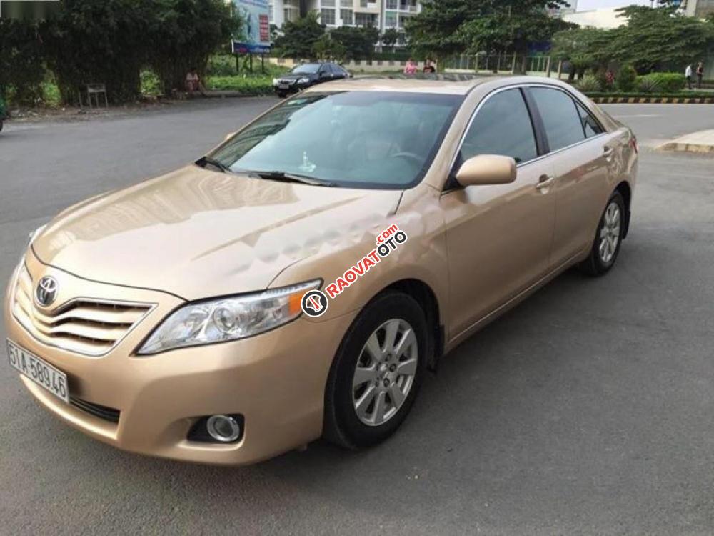 Cần bán xe Toyota Camry 2.5 đời 2009, màu vàng, nhập khẩu-1