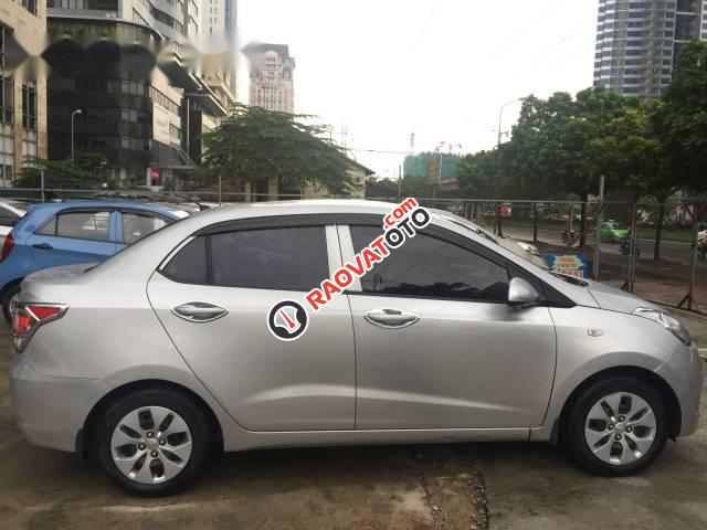 Bán Hyundai Grand i10 đời 2015, màu bạc, xe nhập số sàn, 368tr-4