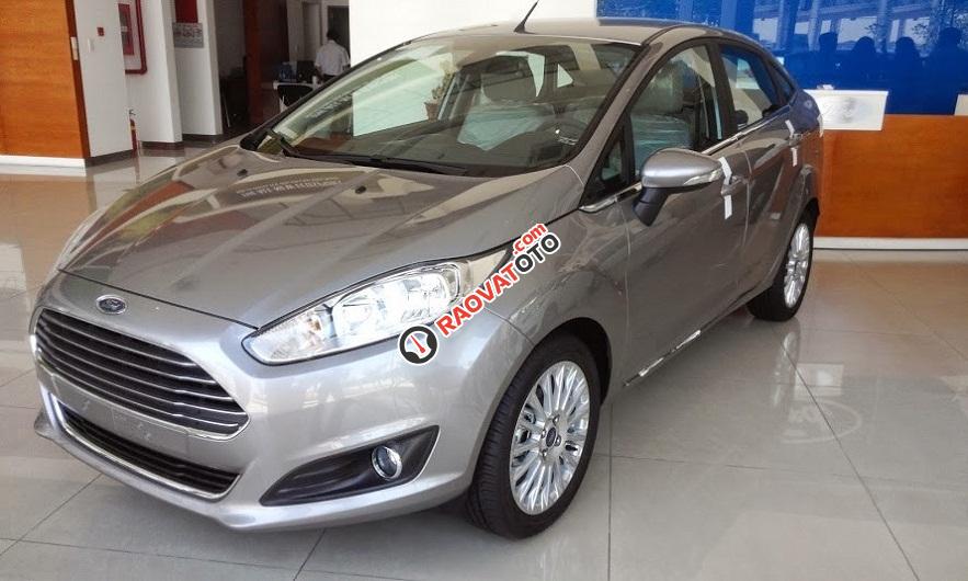 Bán Ford Fiesta 1.0 AT EcoBoost đời 2018, màu bạc, KM Option cao cấp-2