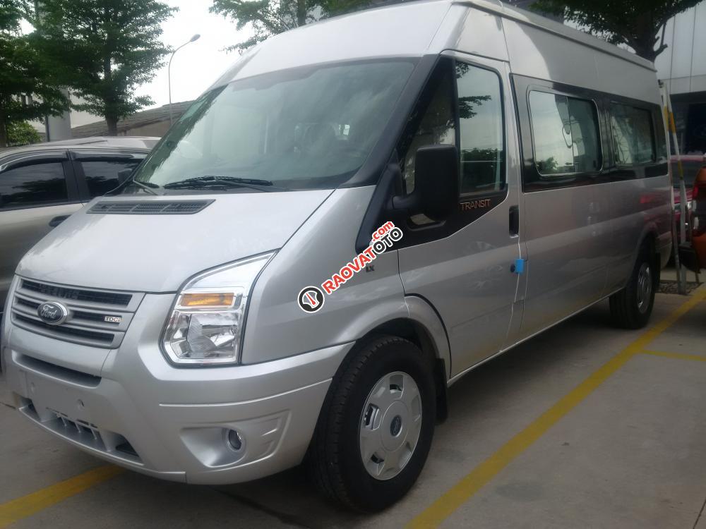 [Trả 185 triệu] Lăn bánh Ford Transit 2017 mới 100%, tặng BH kinh doanh+ hộp đen-1