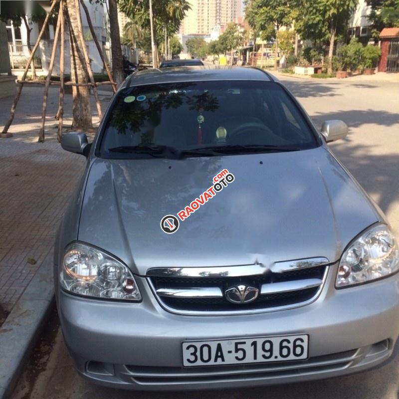 Bán Daewoo Lacetti EX đời 2009, màu bạc xe gia đình-2