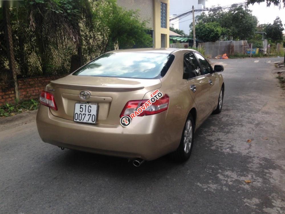 Bán Toyota Camry sản xuất 2007, màu vàng, xe nhập số sàn, giá chỉ 520 triệu-0