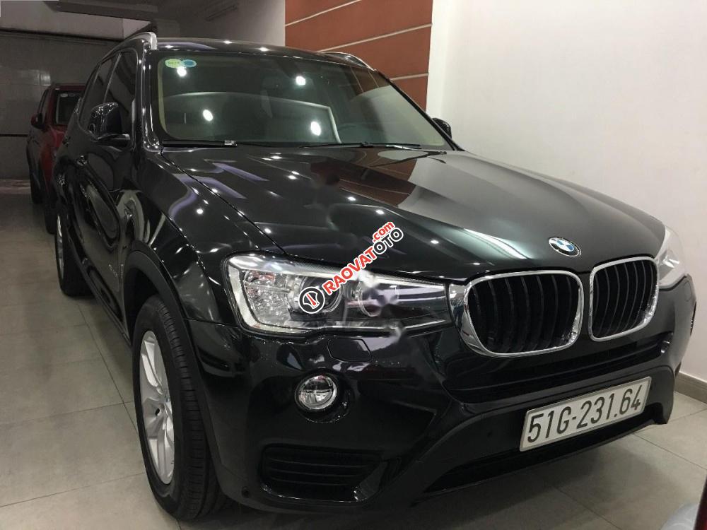 Bán BMW X3 xDrive20i đời 2016, màu đen, xe nhập đẹp như mới-1