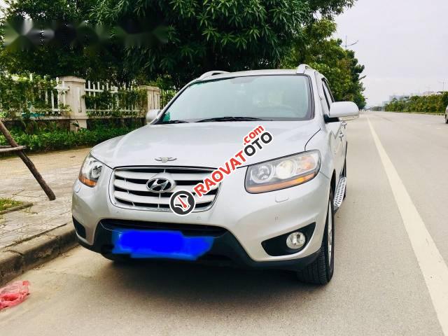 Bán xe Hyundai Santa Fe SLX EVGT đời 2009, màu bạc, nhập khẩu-1