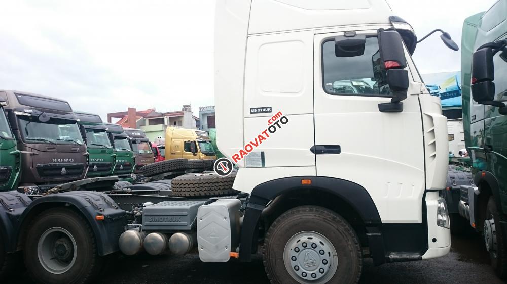 Giá xe đầu kéo Howo, hổ vồ 420 HP cầu dầu, đầu cao Quảng Ninh 0964674331-7