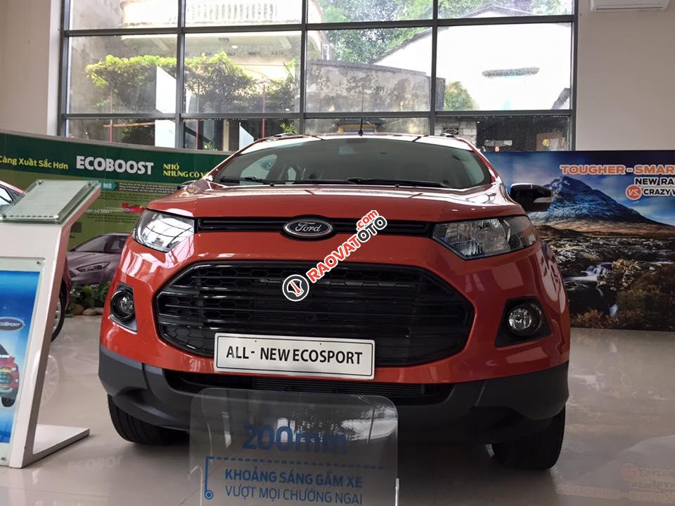 Đại lý xe Ford - LH Hotline: 0963483132 - Bán xe Ford EcoSport 1.5L Titanium Black đời 2017, màu đỏ-1