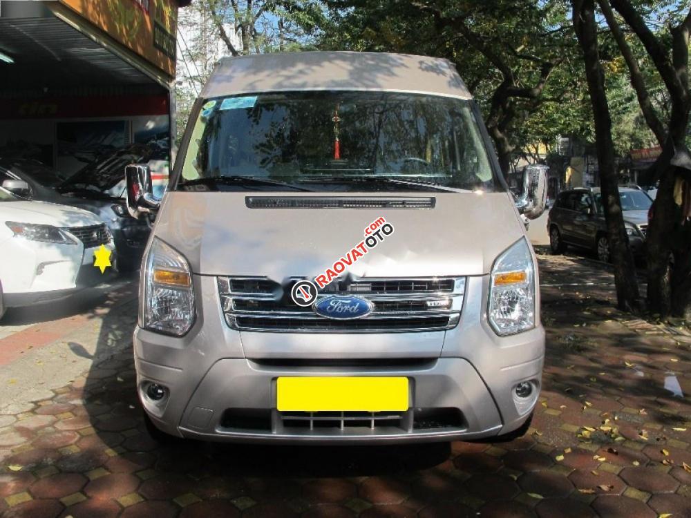 Bán Ford Transit Luxury năm 2017, màu bạc, giá chỉ 785 triệu-0